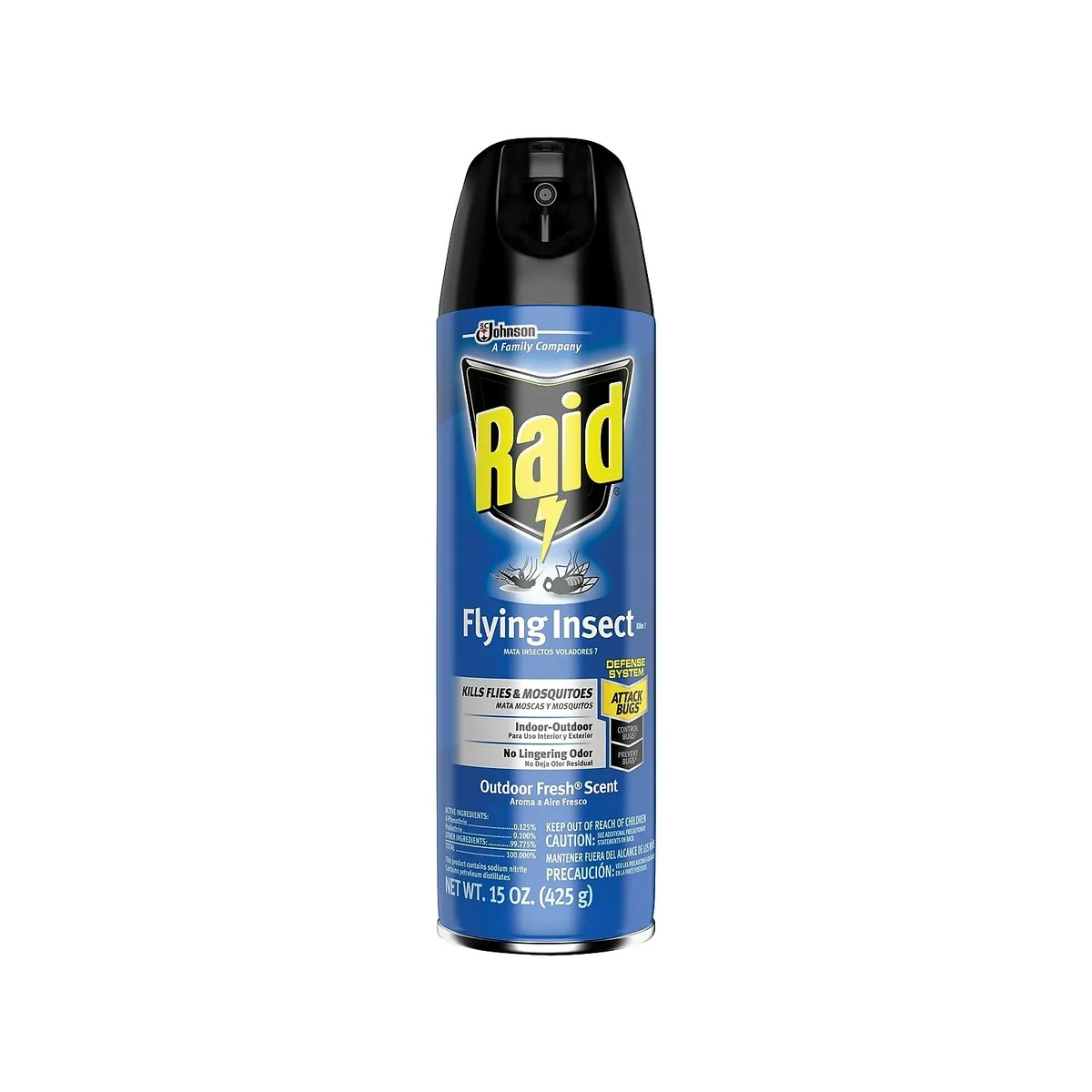 Raid Flying Insect Killer, Outdoor Fresh Scent, 15 OZ